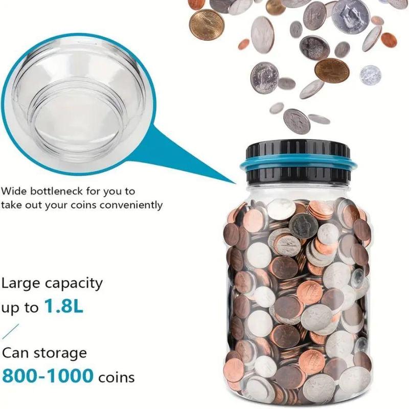 Digital Counting Saving Challenge Coin Bank