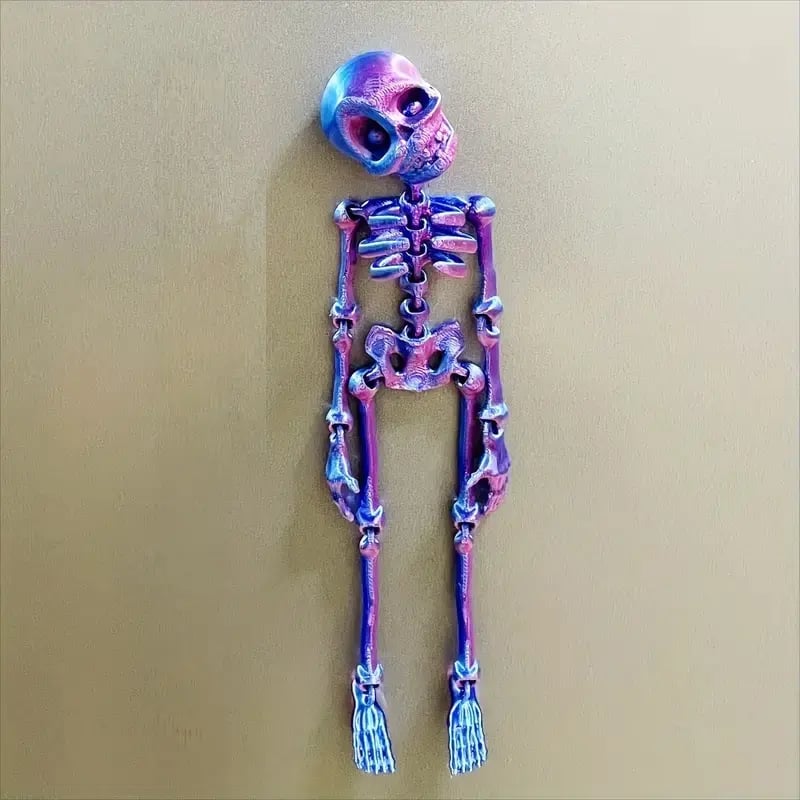 3D Printed Vintage Skeleton Magnetic Figurine ๐