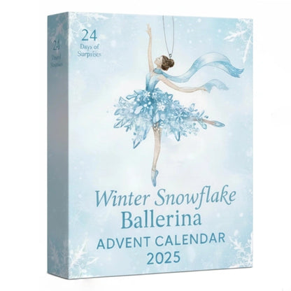 2025 Christmas Snowflake Ballerina Advent Calendar