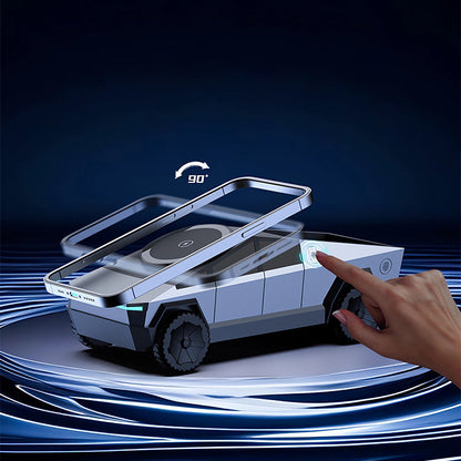 Armor King CyberDock 3-in-1 Wireless Charger + Car Model Ornament + Stand