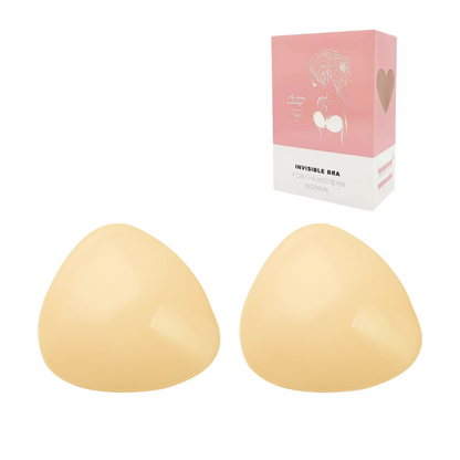 🔥Summer Promotion🔥Sticky Bra Inserts - Washable & Reusable, Instant Lift🔥(Latex-free and Allergy-friendly)