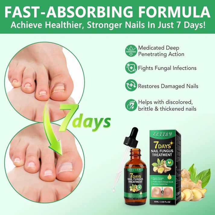 7 Day Nail Treatment Serum🍃Natural ingredients & Fast results