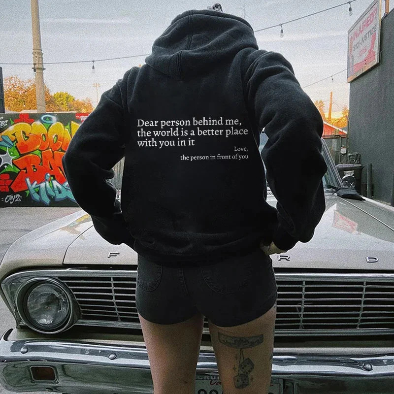 Best person behind me Hoodie