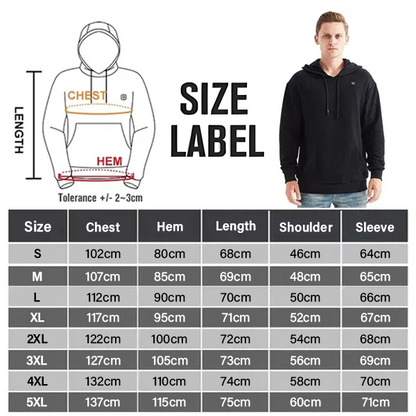 Black Friday 70% OFF - 🎁Unisex Heated Hoodie（Buy 2 Free Shipping）