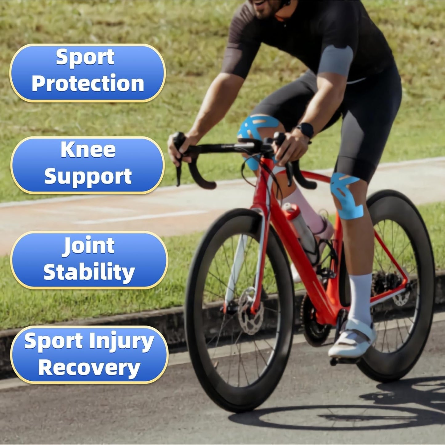 10/20pcs Precut Kinesiology Tape For Knees