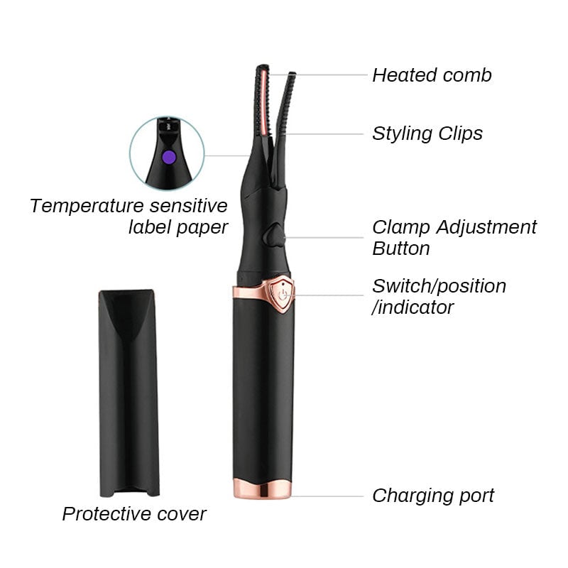 ?Electric Eyelash Curler for Instant Glam Blink & Dazzle! ️