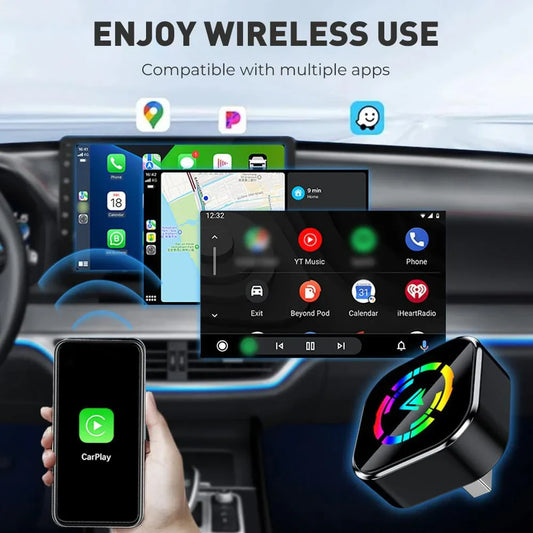 🎁🎉Last Day 60% OFF Wireless Carplay Adapter for iPhone/Android