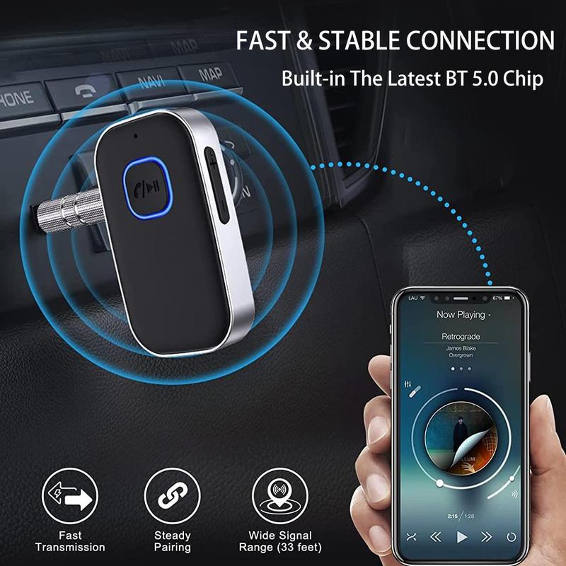 Bluetooth Compatible Audio Wireless FM Transmitter Car Stereo Receiver