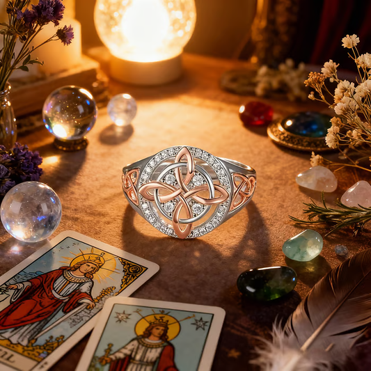 🔥Last Day 50% OFF - 🔮Handmade Witch’s Return-Knot Ring✨