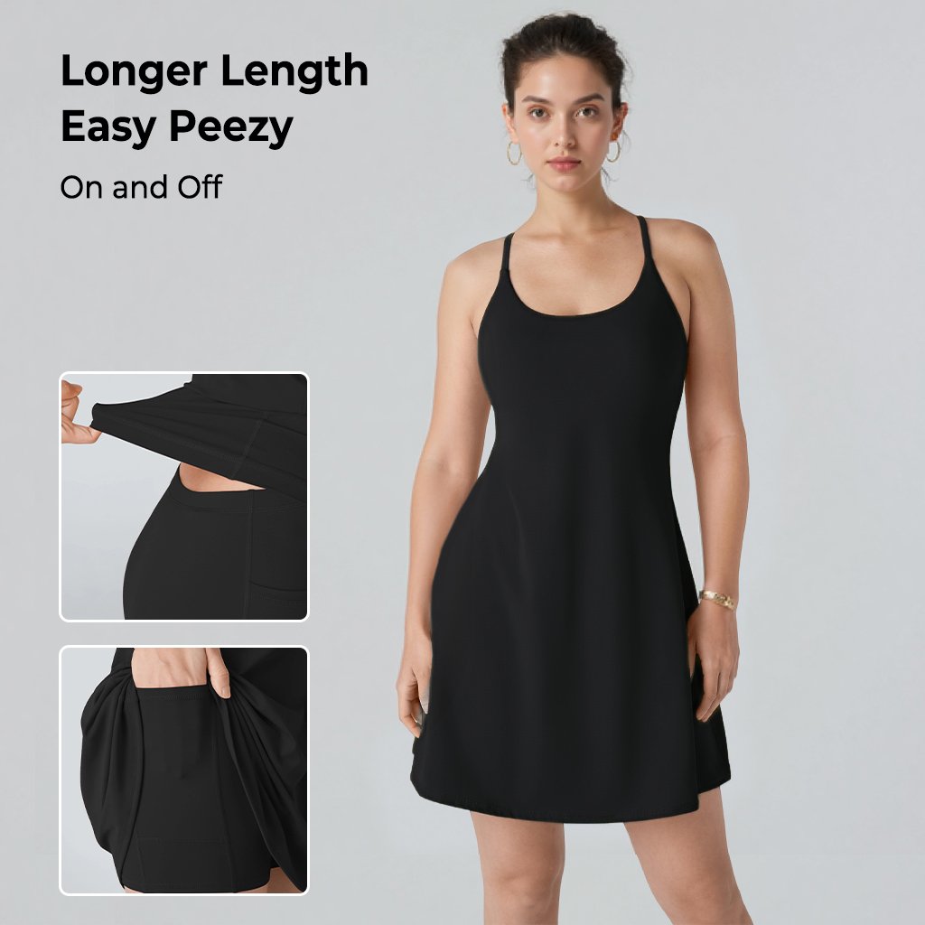 🎁Last Day 49% OFF🔥The Ultimate Tummy Control Backless Active Dress