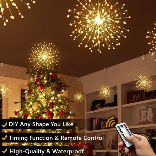 🎄🎁Christmas Hot Sale - Hanging Waterproof Fairy Lights