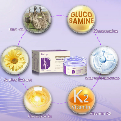 Eettsy™ Turmeric & Emu Oil Arthritis Soothing Pain Relief Massage Gel 👨‍⚕️Australian Osteopathic Association （AOA）Approved