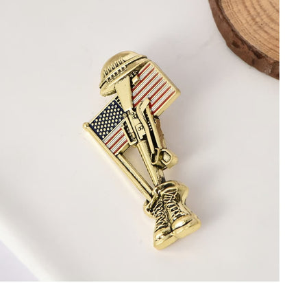 Handmade Soldier Memorial Pin