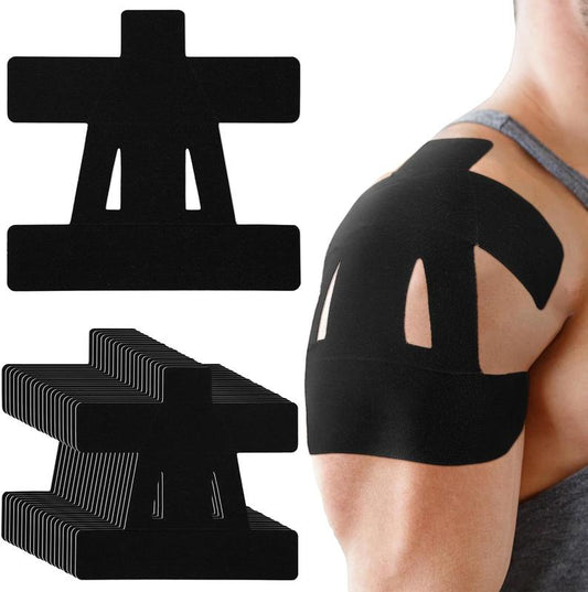 Kinesiology Tape For Shoulder Pain Relief, Pre-Cut Sports Tape With Waterproof, Breathable And Enhanced Elasticity.