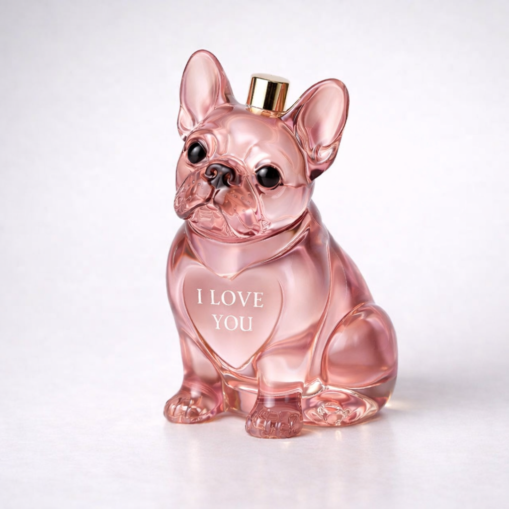 Valentine's Day gift,FRENCH KISS Bottle,French Bulldog Fragrance Bottle