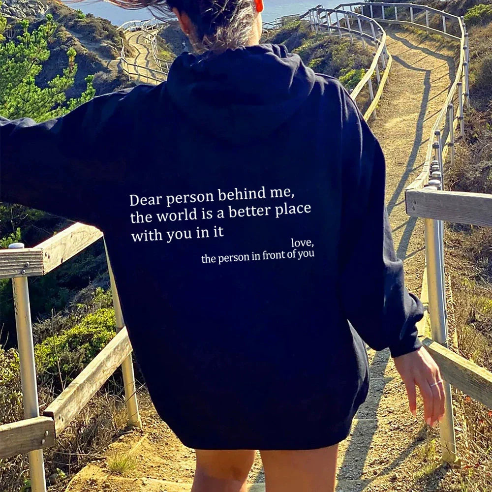 Best person behind me Hoodie