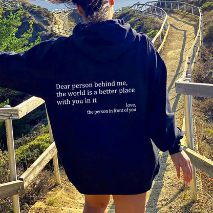 Best person behind me Hoodie