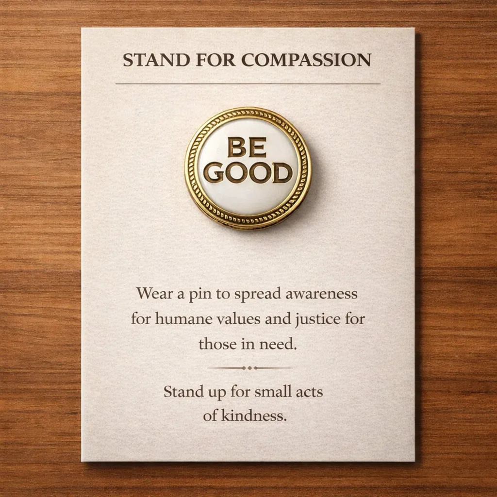 ICE OUT Compassion Pin – Stand for Kindness & Human Values