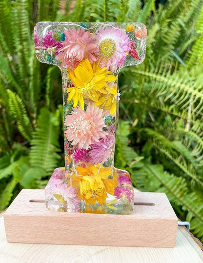 🌸Handmade Floral Resin Home Decor/ Night Light