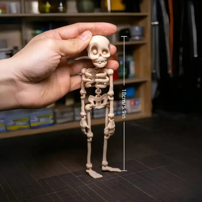 3D Printed Vintage Skeleton Magnetic Figurine 🎃