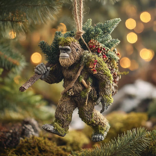 🎄👣Last Day 49% OFF - 2026 Wildlife Wonders CollectionTM  Bigfoot Ornament(2D)🌟