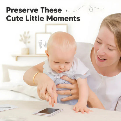 Clean-Touch Ink Pad Kit for Baby Hand and Footprint