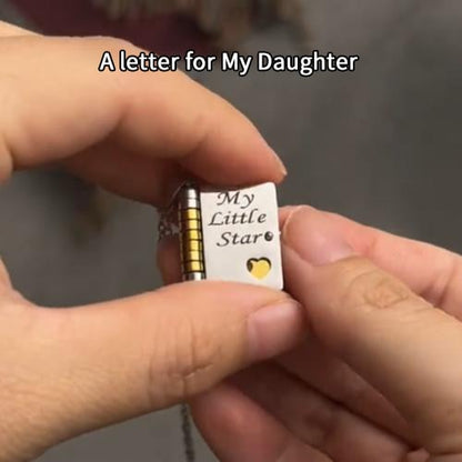 🔥🔥My Little Star Book Necklace for Daughter, Birthday Day Gift Graduation Jewelry of Love