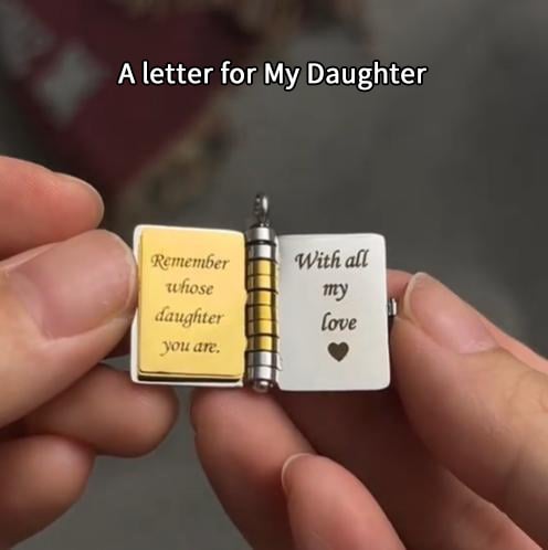 🔥🔥My Little Star Book Necklace for Daughter, Birthday Day Gift Graduation Jewelry of Love