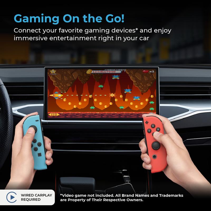 AutoSky + Cable Bundle - Adapter which allows on your vehicle's infotainment system