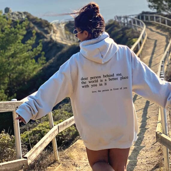 Best person behind me Hoodie