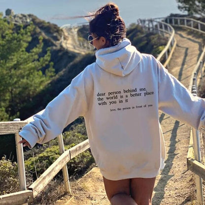 Best person behind me Hoodie
