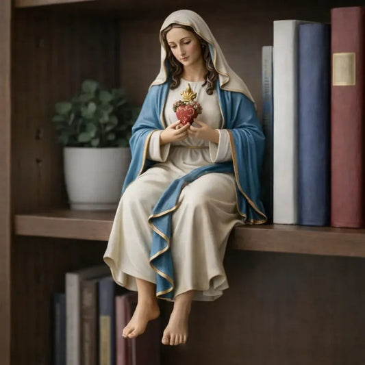 🔥Hot Sale 49% OFF -✨Handcrafted Mary Figurine✝️Serene Desk Companion🙏