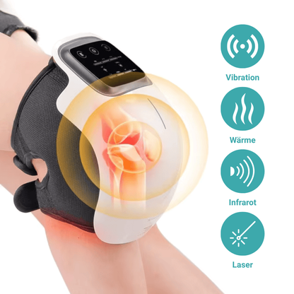 3-in-1 knee therapy device – wireless infrared, laser & vibration therapy